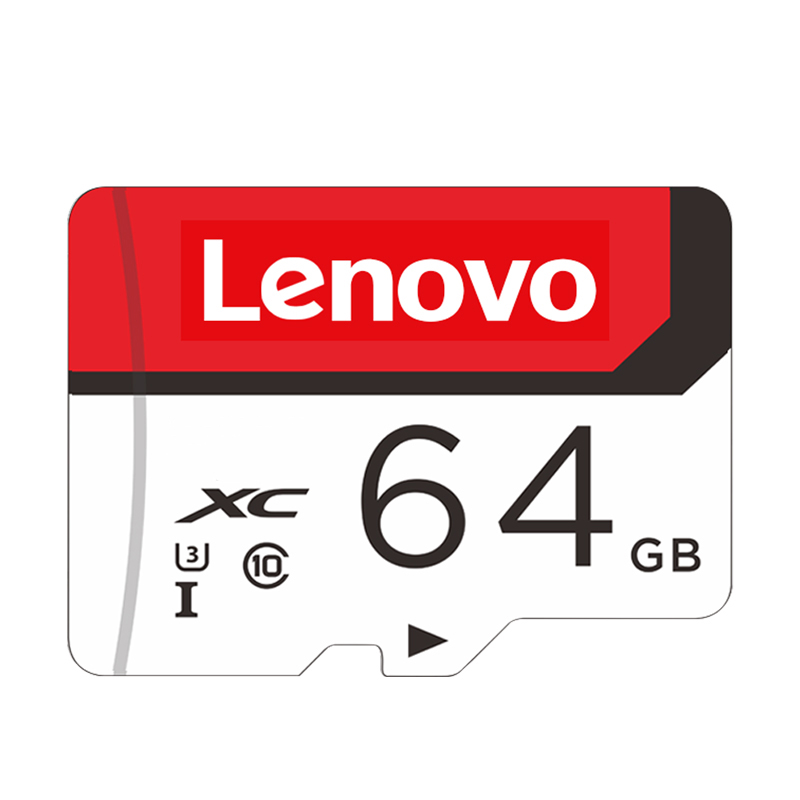 Lenovo U3 Class 10 64GB Высокоскоростная карта памяти TF 100 МБ / с для смартфона Redmi Note 8 Планшет Дрон Автомобильный динамик Видеорегистратор