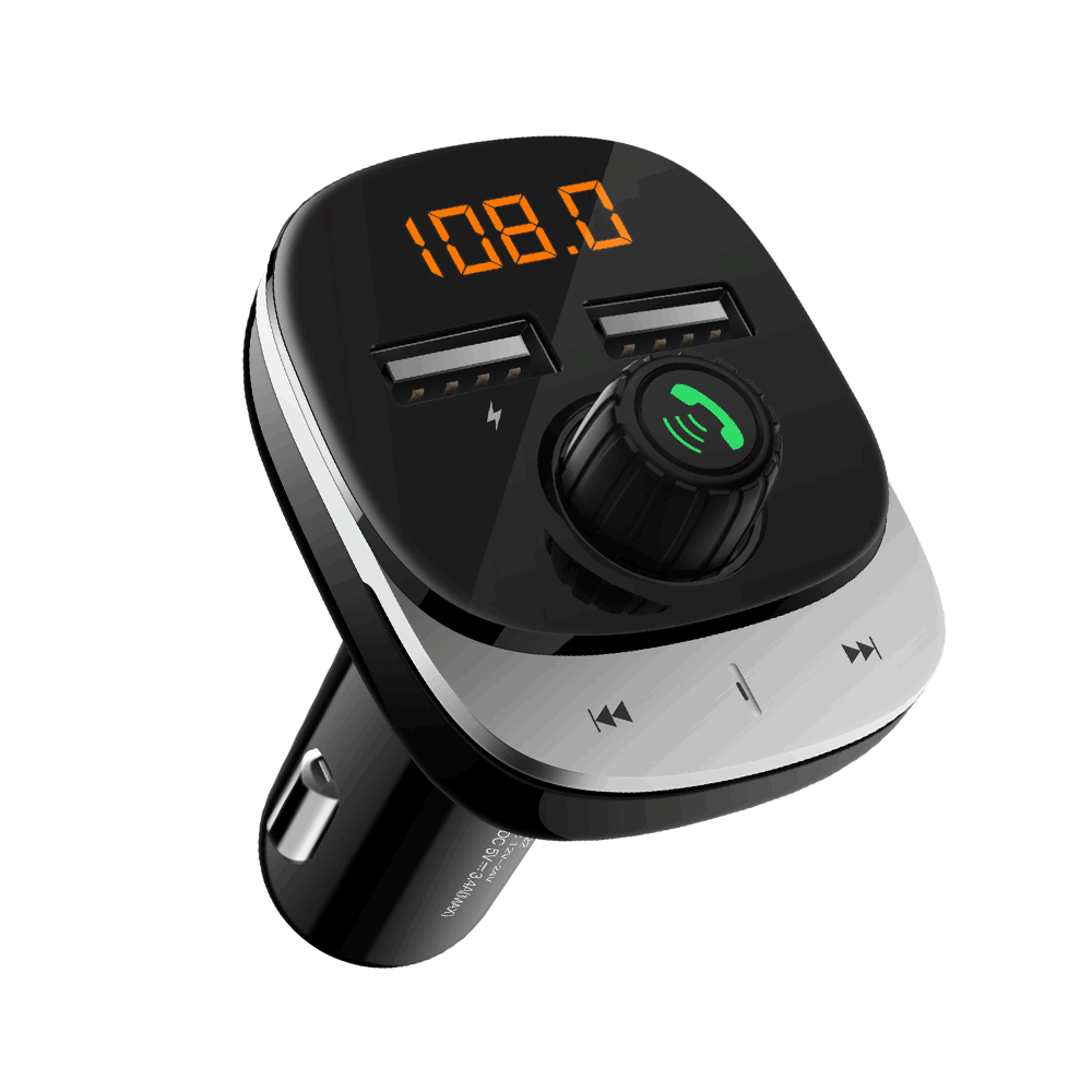 

Bakeey 3.4A Dual USB LED Display Fast Charging USB Car Charger bluetooth FM Transmitter For iPhone XS 11 Max Pro Huawei