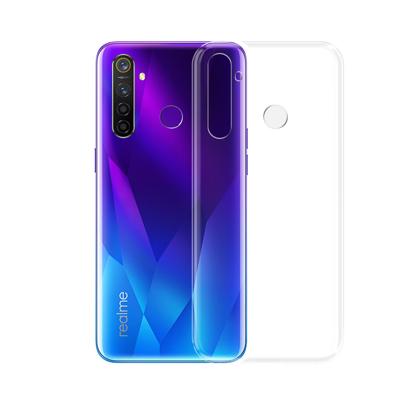 

BAKEEY Crystal Clear Transparent Ultra-thin Soft TPU Protective Case for Realme 5 Pro