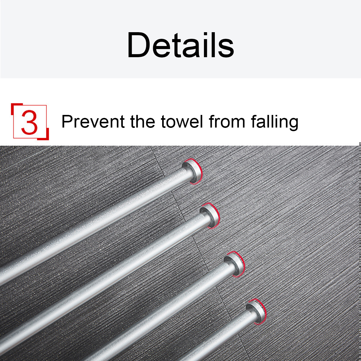 Bathroom Swivel Towel Rack Wall Mounted Heavy Duty Towel Shelf Towel Holder 18
