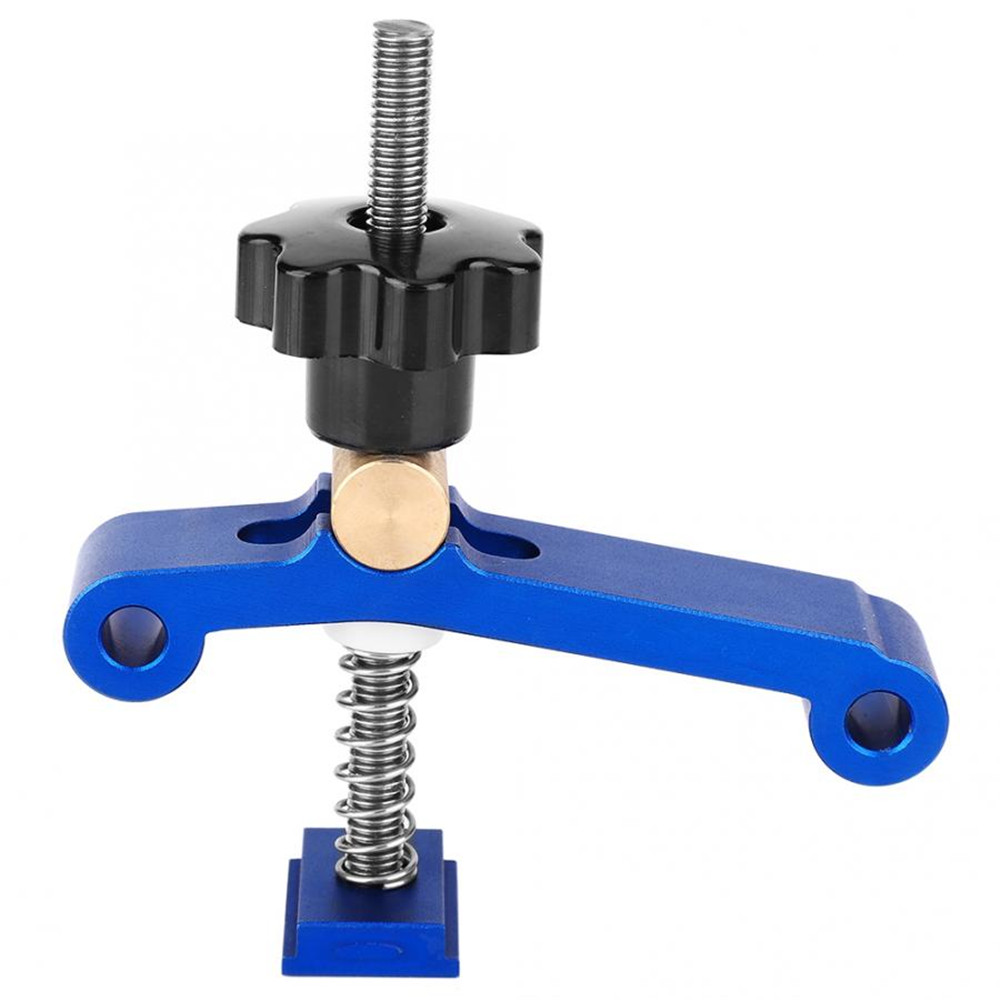 

Aluminum Alloy T-slot T-Track Clamp Set Quick Acting Hold Down Clamp with Copper Pressure Woodworking Tool