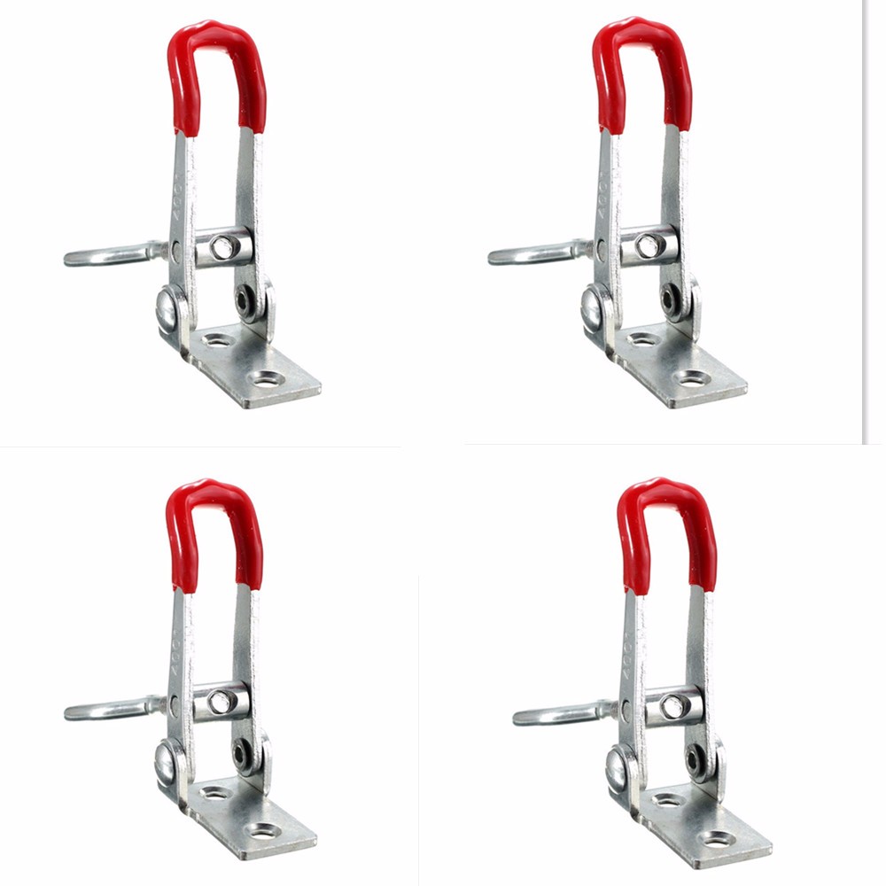 

4pcs Quick Metal Hold Clamp 4001 360lbs Holding Capacity Latch Hand Tool Toggle Clamp