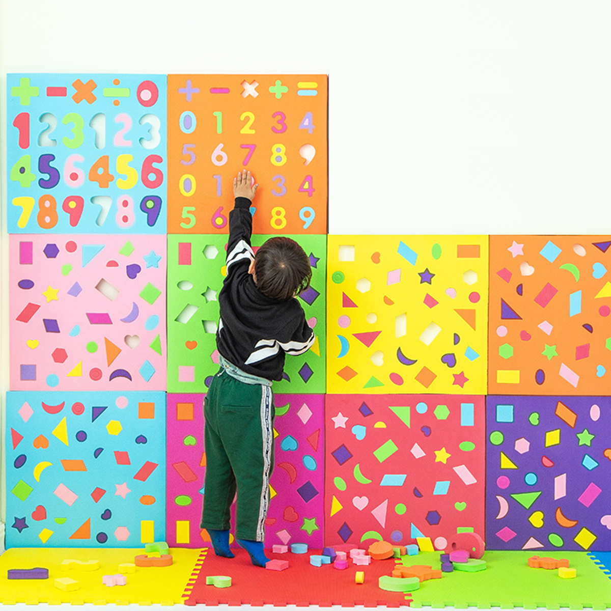 

Алфавитный номер EVA Floor Play Mat Головоломка для пены для стен Раннее образование Детские игрушки