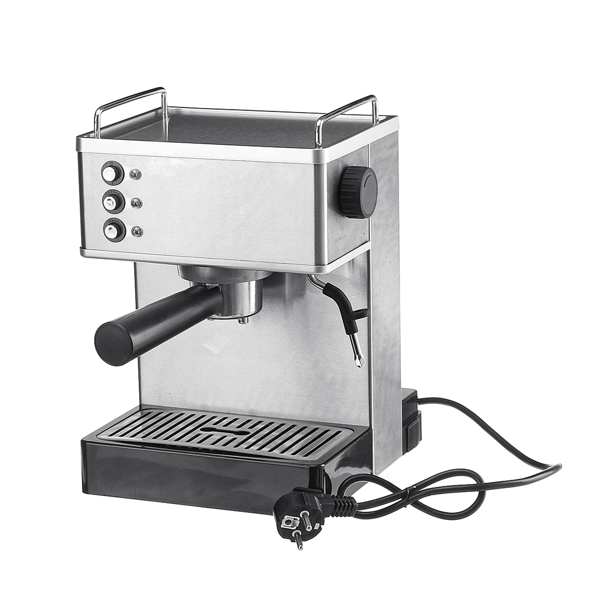 1050W Coffee Machine Espresso Cappuccino Latte Drink Maker Milk Steamer 1