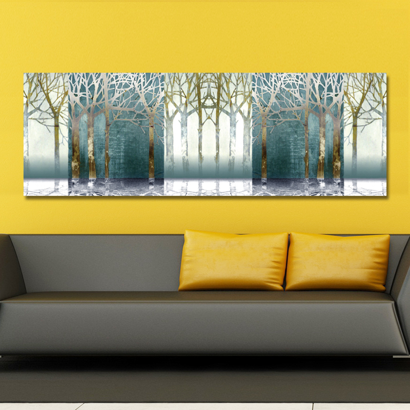 

DYC 10665 Single Spray Oil Paintings Forest Silhouette Landscape For Home Decoration Paintings Wall Art