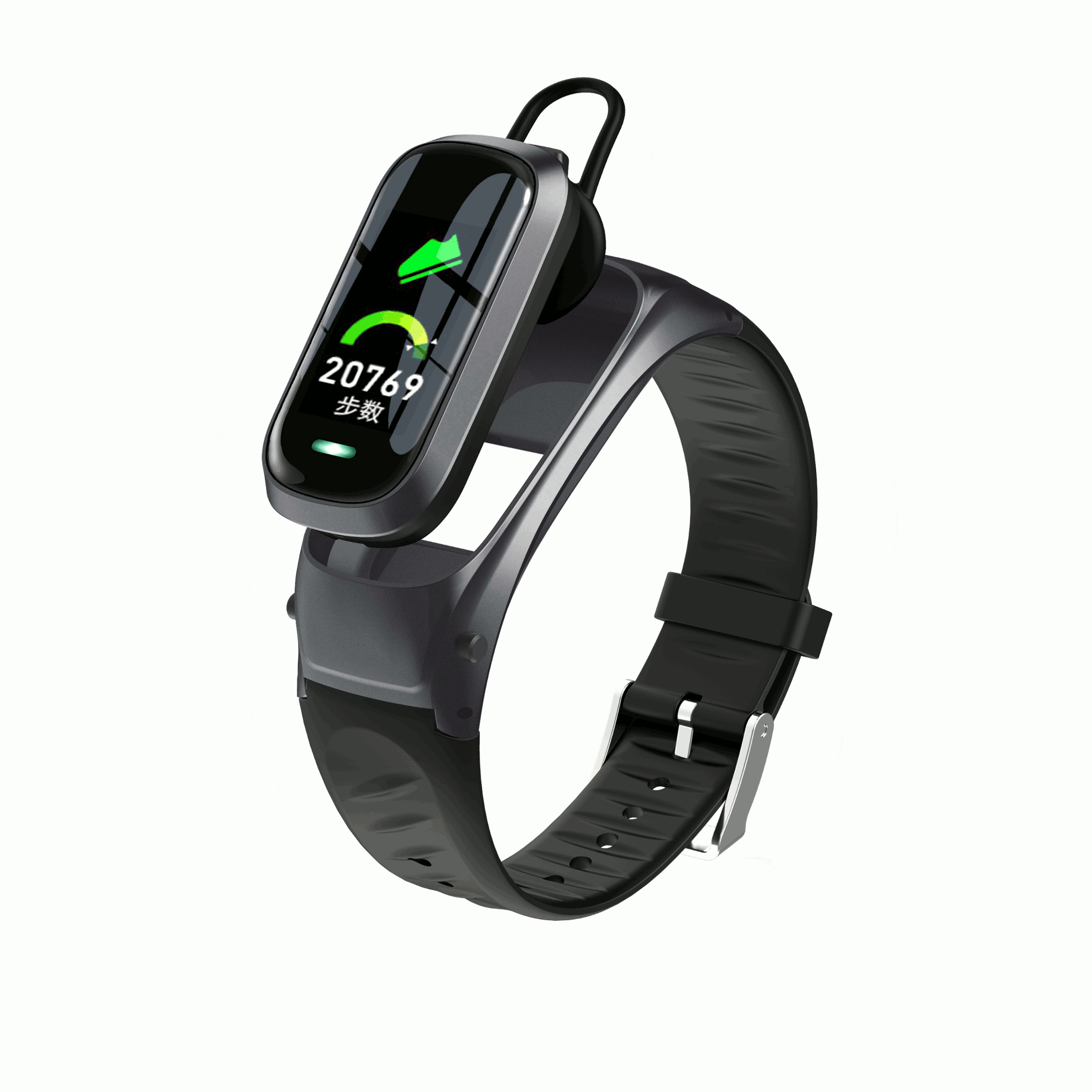 

Bakeey B9 BT5.0 Wristband bluetooth Call AI Voice Assistant Blood Oxygen Heart Rate Monitor HI-FI Quality Voice Smart Wa