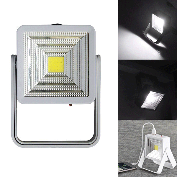 

IPRee® 6V 1W Solar Panel+2W COB Light 2 Modes USB Rechargeable Magnetic Lamp Emergency Lantern Outdoor Camping