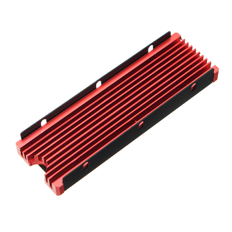 Find M 2 NVME Aluminum Heatsink NGFF PCI E 2280 SSD Cooling Fan Fin Cooler W/ Thermal Pad for Sale on Gipsybee.com with cryptocurrencies