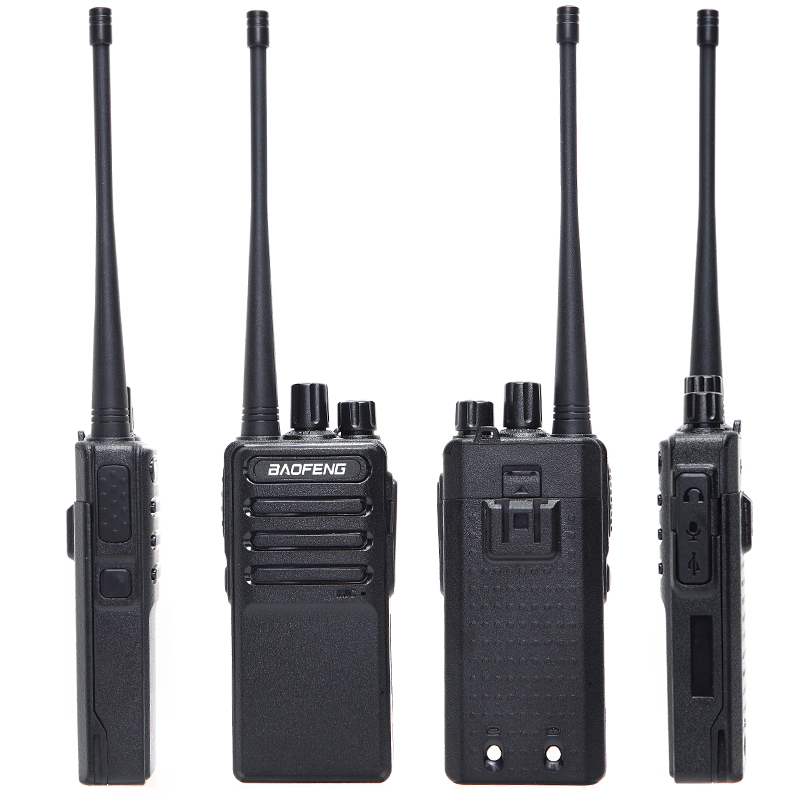2pcs Baofeng BF-V9 Mini Walkie Talkie USB Fast Charge 5W UHF 400-470MHz Ham CB Portable Two Way Radio 9