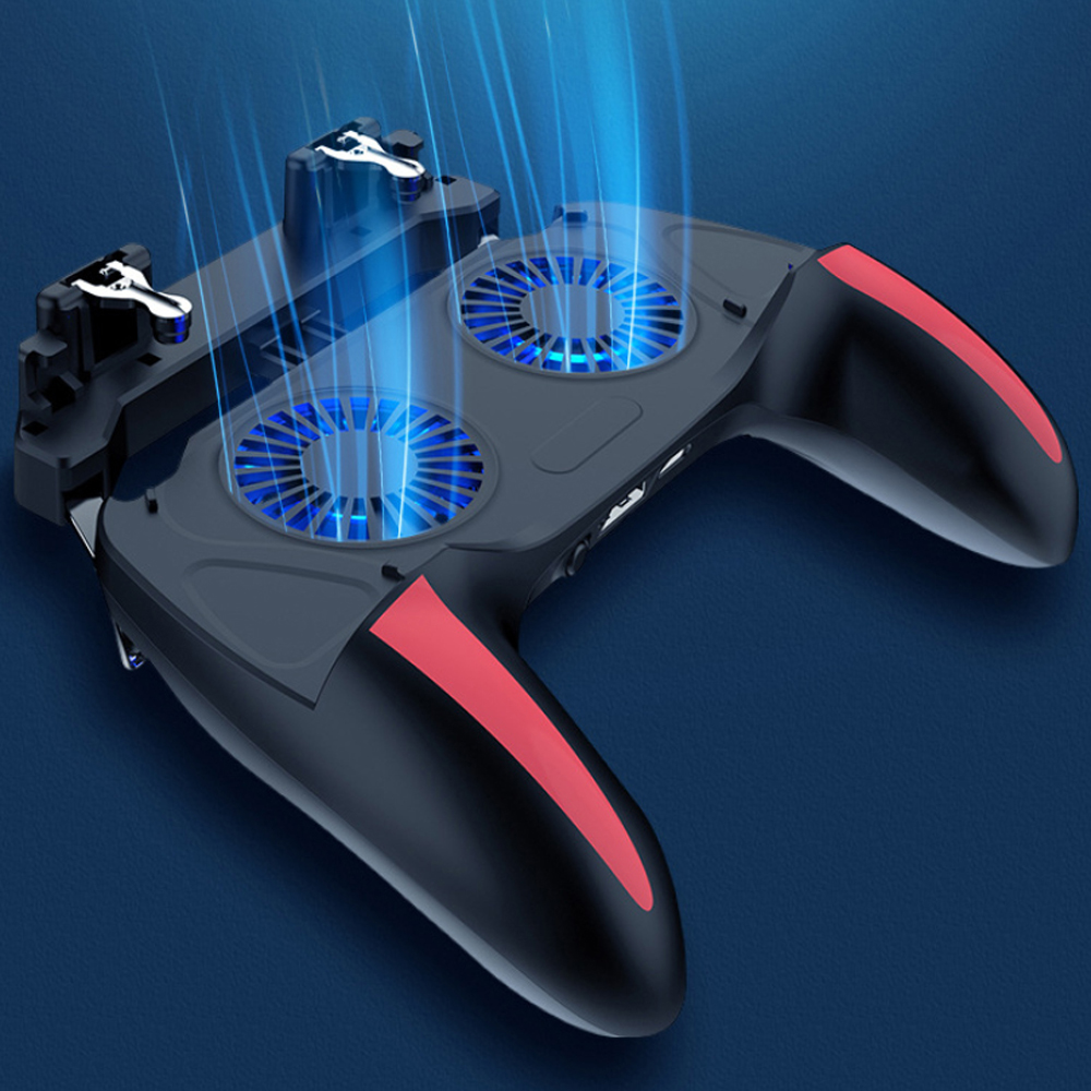 

Bakeey H10 Charging Version Wireless Gamepad Portable Joystick Gaming Controller With Cooling Fan For iPhone 11 X XS Xia