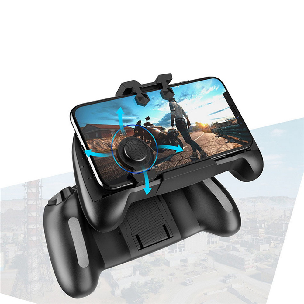 

Bakeey AK21 PUBG Game Controller Joystick Gamepad Trigger Shooting Button Gamepad For iPhone 11 Pro Max Huawei P30 Pro Mate 30 S10+ Note10