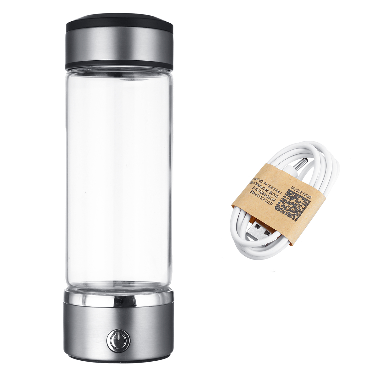 

420ML Water Ionizer Bottle Rechargeable Negative Ion Water Cup Hydrogens-rich Water Cup