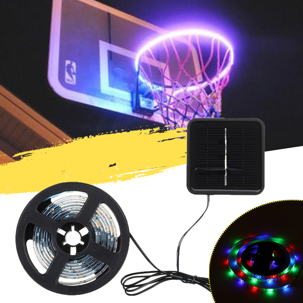 

Обруч Light LED Lit Баскетбольное кольцо Авто LED Flash Light