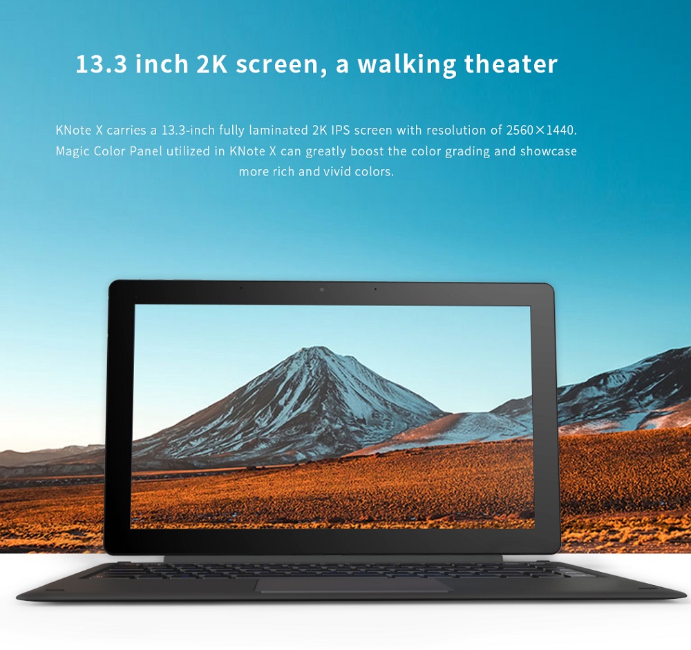 Alldocube KNote X Pro Intel Gemini Lake N4100 Quad Core 8GB RAM 128GB SSD 13.3 Inch Windows 10 Tablet With Keyboard 4