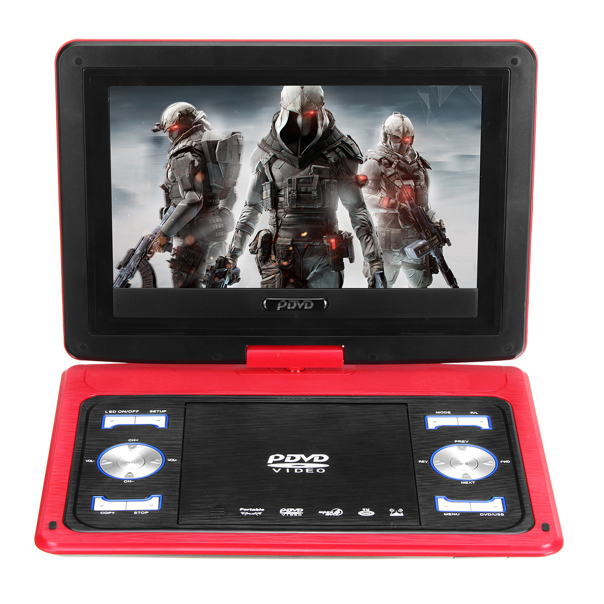 

13.8 Inch Portable Car DVD Player EVD TV Game Remote Remote Control Screen with Gamepad