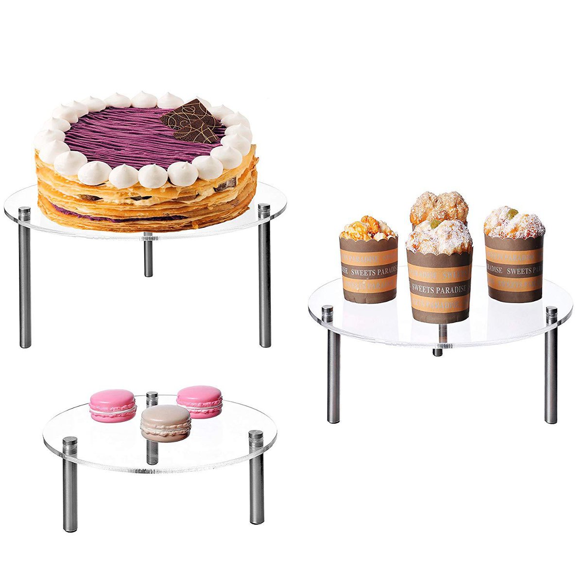 

3 Tier Cake Stand Storage Rack Wedding Birthday Party Dessert Display Holder Decorations