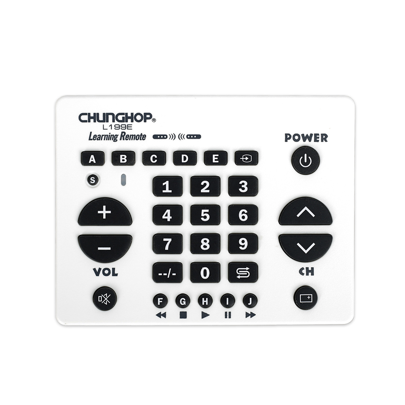 

CHUNGHOP L199E Universal Learning TV Remote Control Multi-functional Modular
