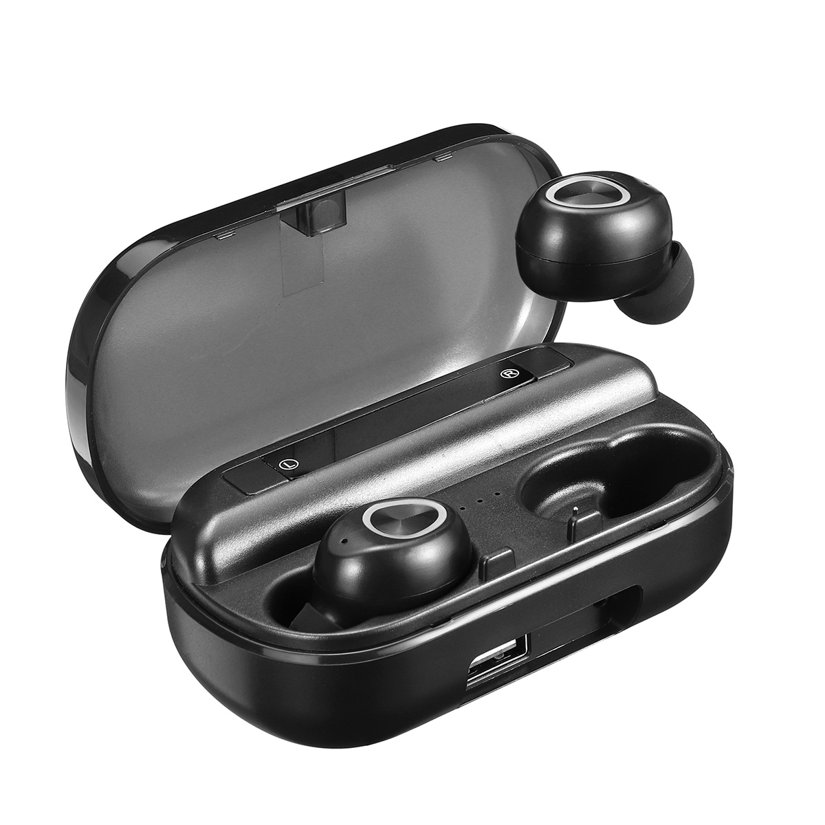 

TWS Wireless bluetooth 5.0 Earphone LED Digital Display 3500mAh CVC8.0 Noise Cancelling IPX7 Waterproof Headphone with M