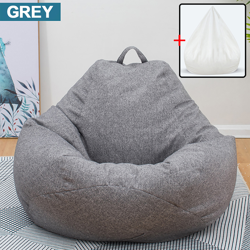 Extra Large Bean Bag Chair Lazy Sofa Cover Indoor Outdoor Game Seat BeanBag 8
