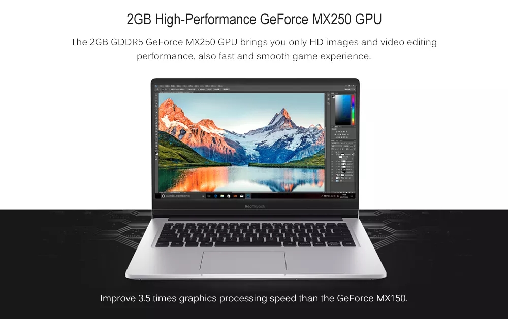 Xiaomi RedmiBook Laptop Pro 14.0 inch i7-10510U NVIDIA GeForce MX250 8GB DDR4 RAM 512GB SSD Notebook 14