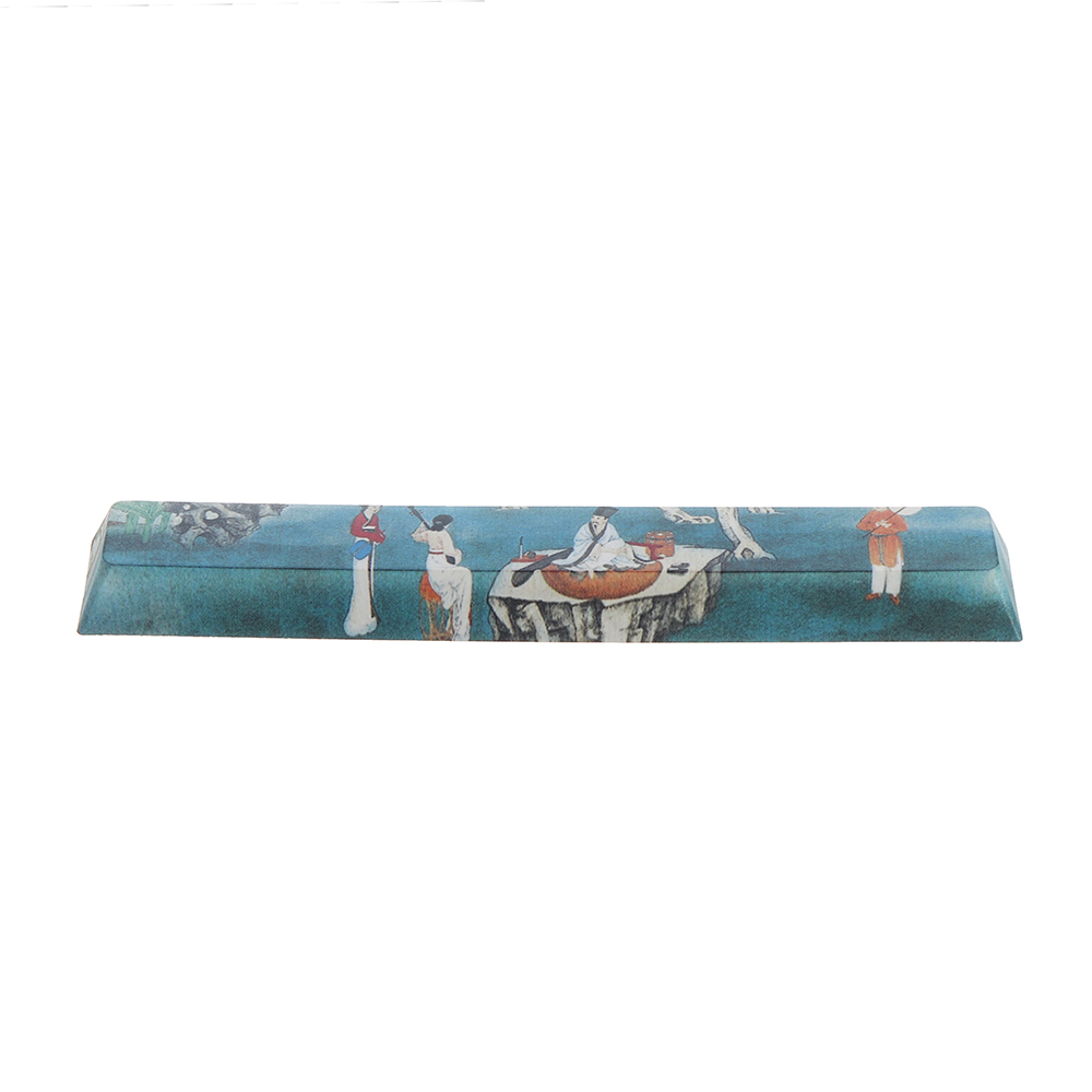

Five-sided Dyesub PBT Antique Ancient Paintings Space Bar 6.25u Novelty Keycap for Anne pro 2