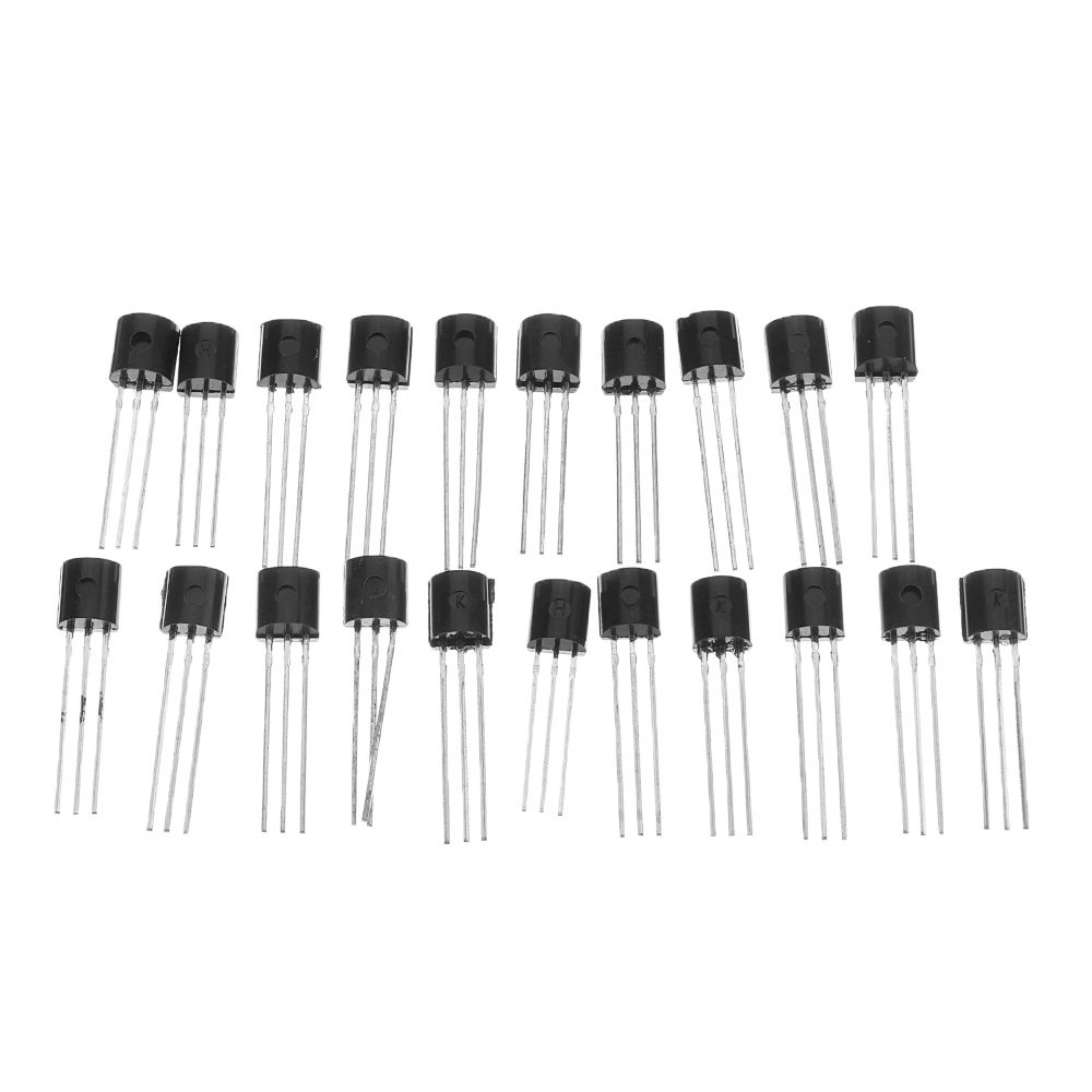 840 Pezzi 24 Valori TO-92 Kit Assortimento Transistor BC327, BC337, BC547, 2N2222, 3904, 3906, C945, PNP/NPN con Custodia Contenitore 5