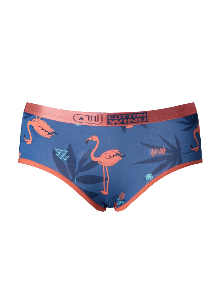 

Animals Printed Cotton Low Rise Briefs
