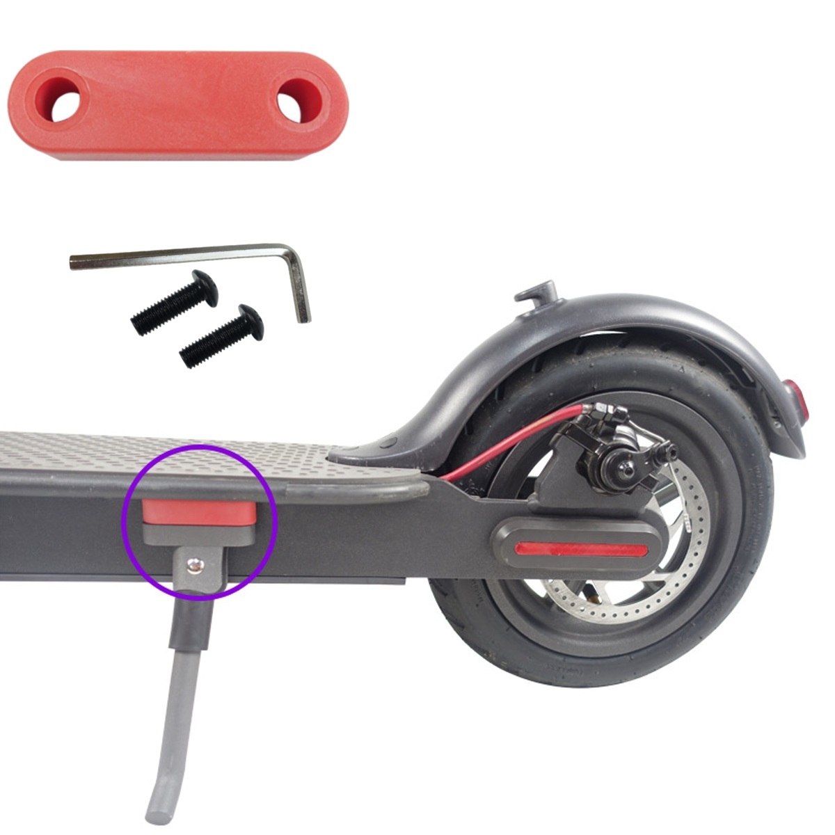 

10 inch Wheels Upgraded Part Foot Stand Pad For Xiaomi Mijia M365/M187/Pro Electric Scooter