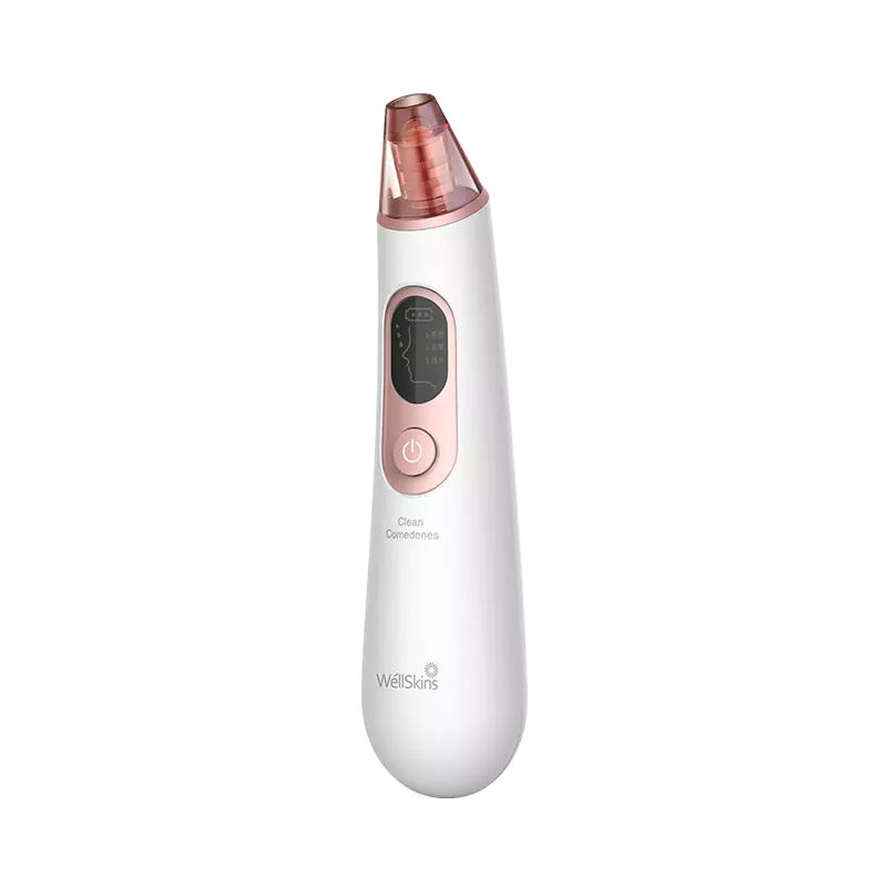 

WellSkins WX-HT100 LED Display Blackhead Remover Vacuum Suction Facial Pore Cleaner Electric Acne Comedone Extractor wit