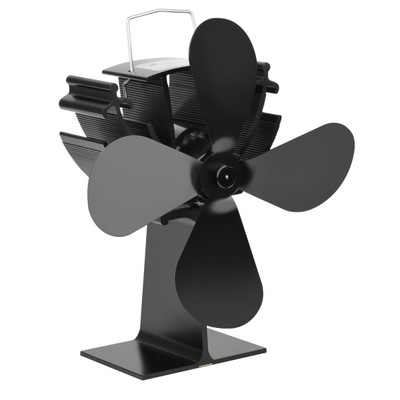 

Экологичный 4-лопастный тепловой вентилятор для дров / камина / камина 203CFM Тепловой вентилятор