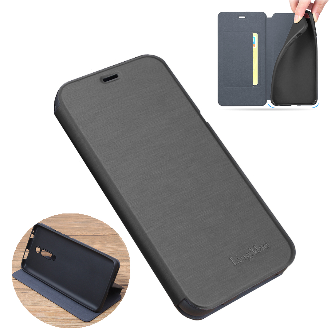 

Bakeey Shockproof Flip with Stand Card Slot Full Body Brushed Leather Soft Protective Case for Xiaomi Mi 9T / Xiaomi Mi