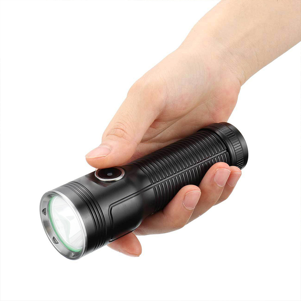 

SST40 LED 2500lm 500m Powerful Flashlight USB Rechargeable LED Spotlight For Camping Hunting,With 26650 Battery