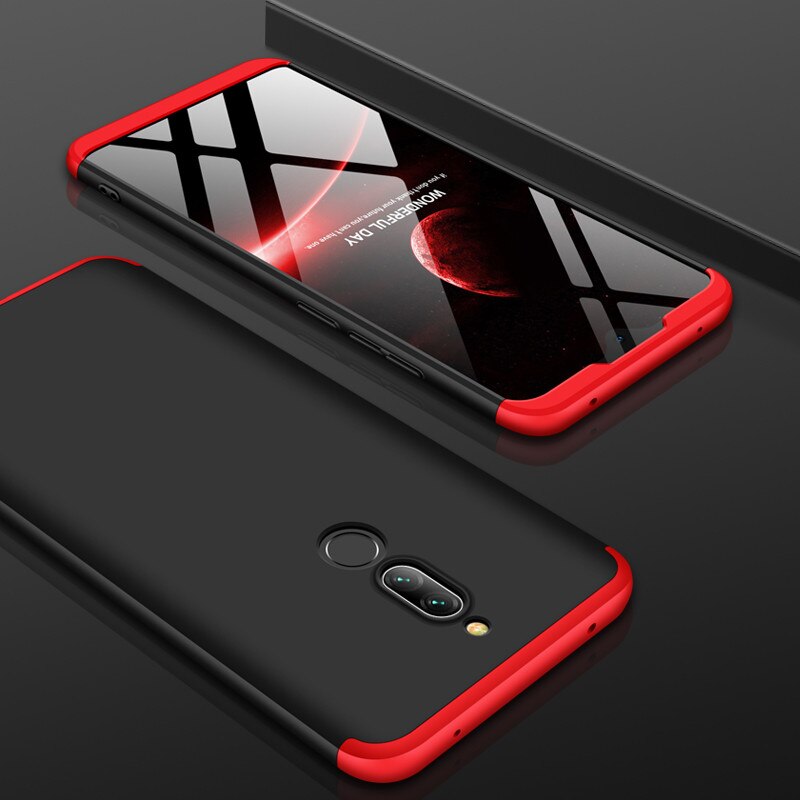 

Для Xiaomi Redmi 8 Чехол Bakeey Двойной Dip 360 ° Полное покрытие Матовый жесткий ПК Защитный Чехол