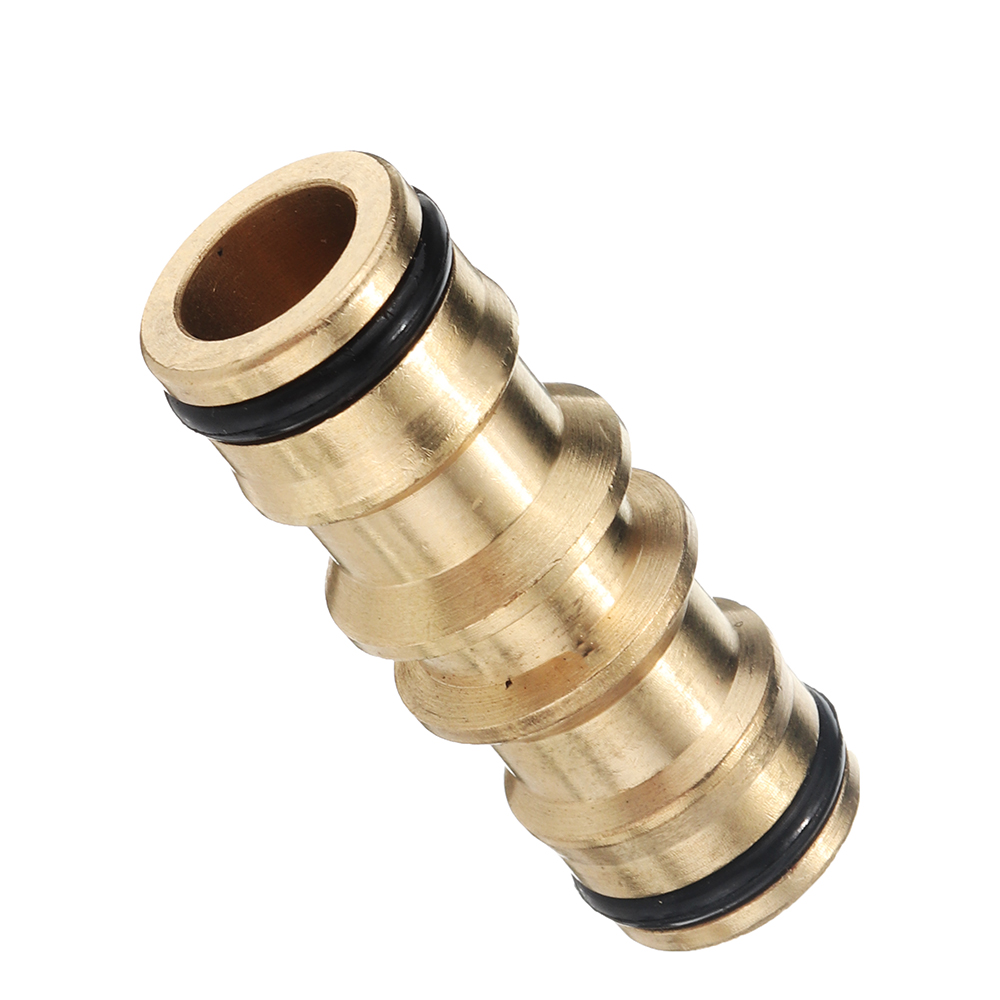 

1/2'' Copper Nipple Straight Connector Garden Water Hose Repair Quick Connect Irrigation Pipe Connection Fittings Car Wash Adapter