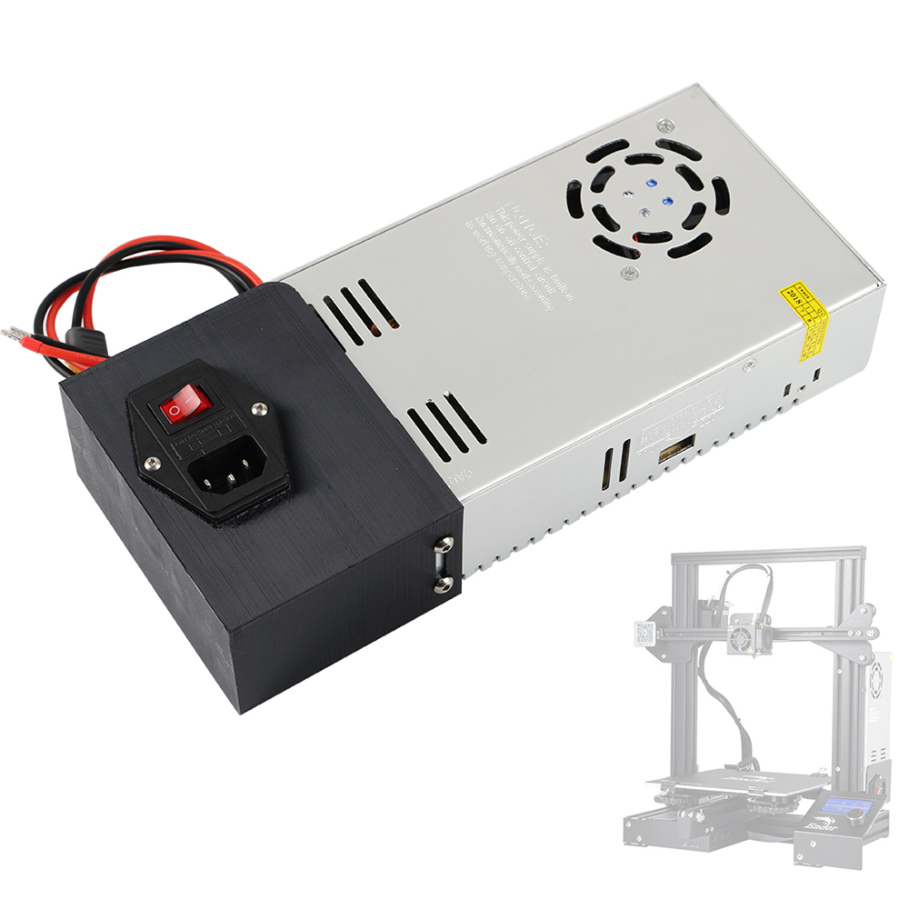 

AC110/220V DC24V 15A Heated Bed Regulated Switching Power Supply With On/Off Switch for Ender-3 Pro 3D Printer