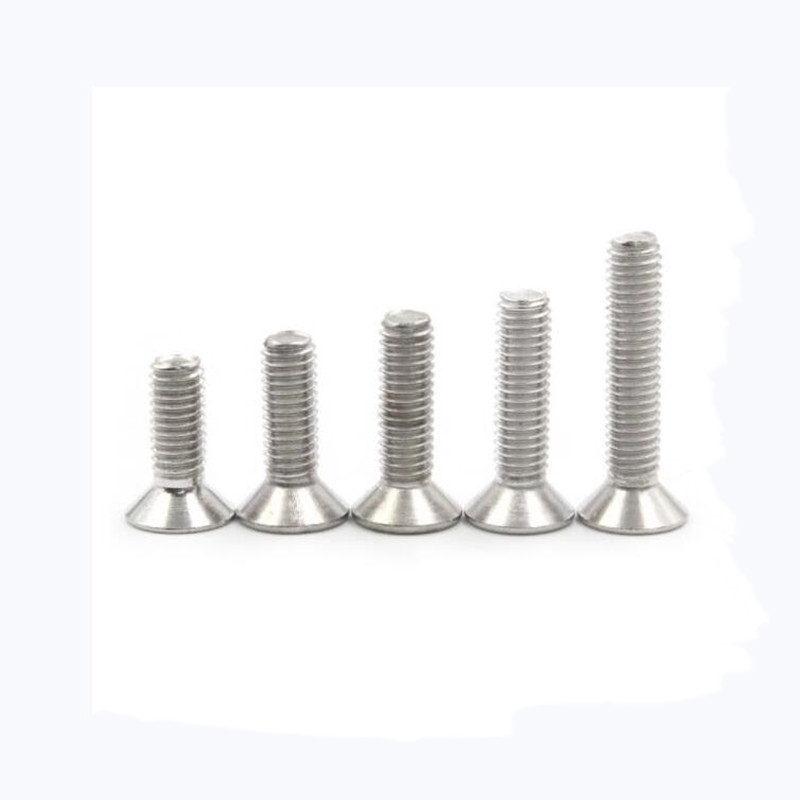 

Suleve™ M5SH8 50pcs M5 Stainless Steel Countersunk Flat Head Hex Socket Screw Bolts 6/8/10/12/14/16/18/20/25/30/35/40mm Optional