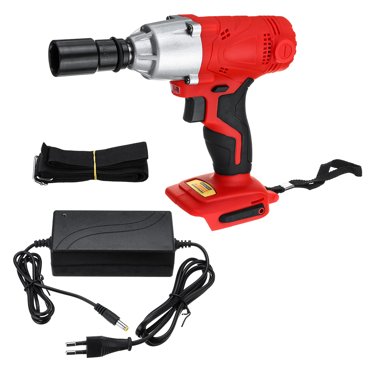 

180V-240V Cordless LED Light Impact Wrench 50Hz 350 Nm Waterproof Electric Wrench Adapted To 18V Makita Battery