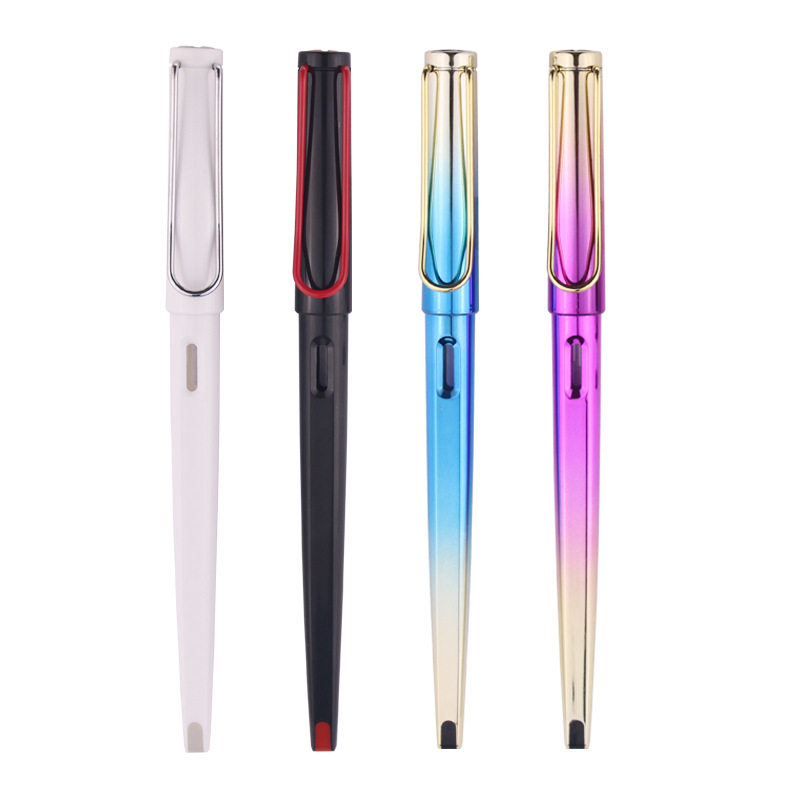 

QiLi GD-916 2 Pcs/pack Fountain Pens 0.38mm 0.5mm Nib Calligraphy Pen Writing Signing Ink Pens Office School Stationery Supplies Gifts