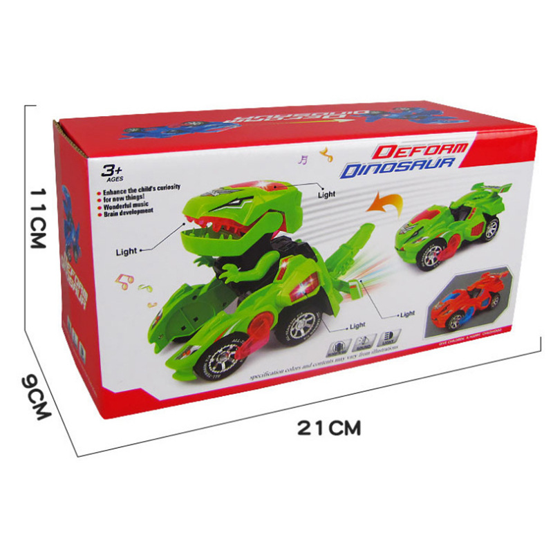 HG-788 Electric Deformation Dinosaur Chariot Deformed Dinosaur Racing Car Children's Puzzle Toys with Light Sound 42