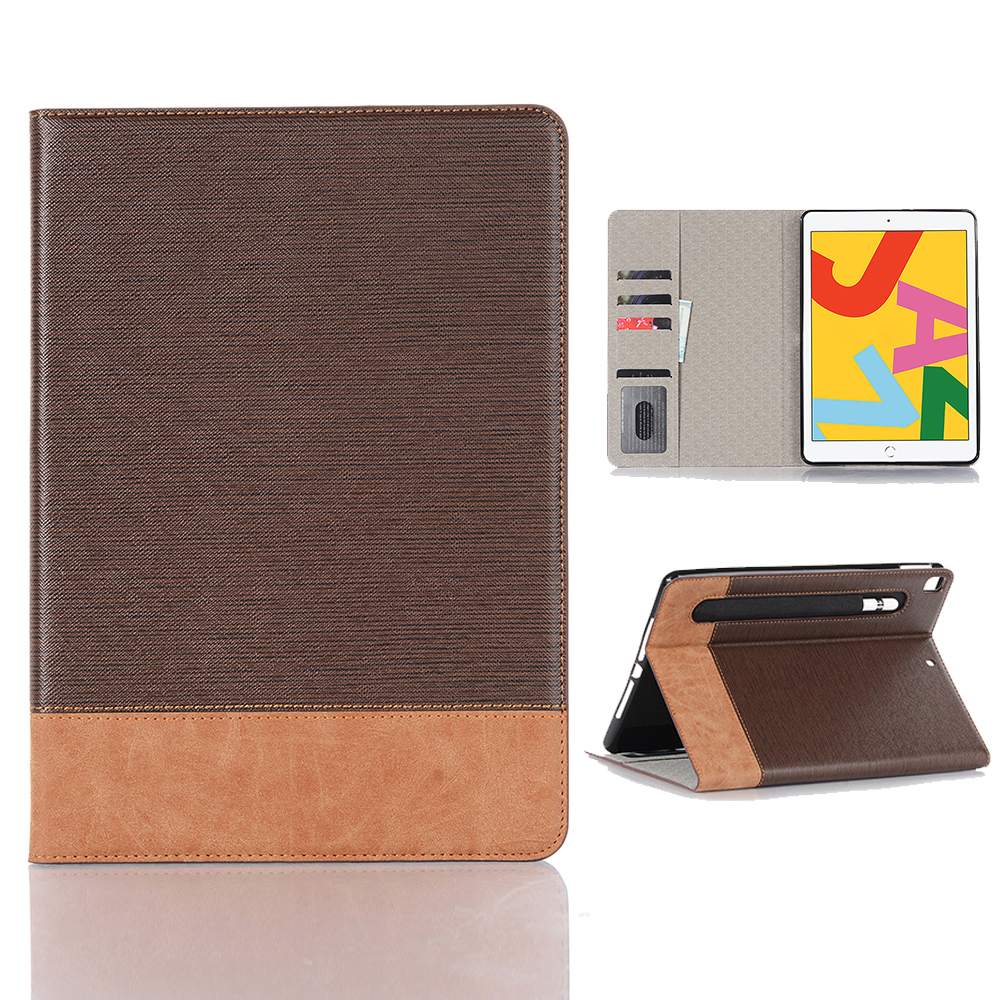 

Bakeey PU кожаный флип с слотами для карт памяти Стенд Полное покрытие планшета Защитный Чехол для iPad 10,2 дюймов 2019