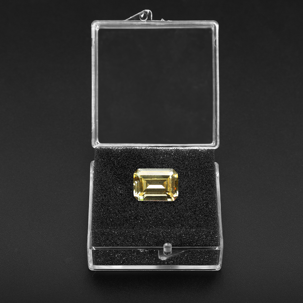 

Нежный Желтый Драгоценный Камень Циркон 11.50ct 10x14 мм Прямоугольник VVS Cut AAAA + Ювелирные Украшения