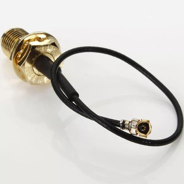 Find 2Pcs DANIU 10cm PCI U FL / IPX to RP SMA Female Jack Pigtail Cable Wire for Sale on Gipsybee.com with cryptocurrencies