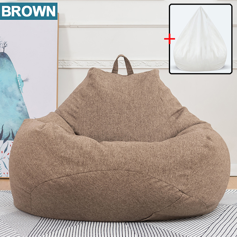Extra Large Bean Bag Chair Lazy Sofa Cover Indoor Outdoor Game Seat BeanBag 6
