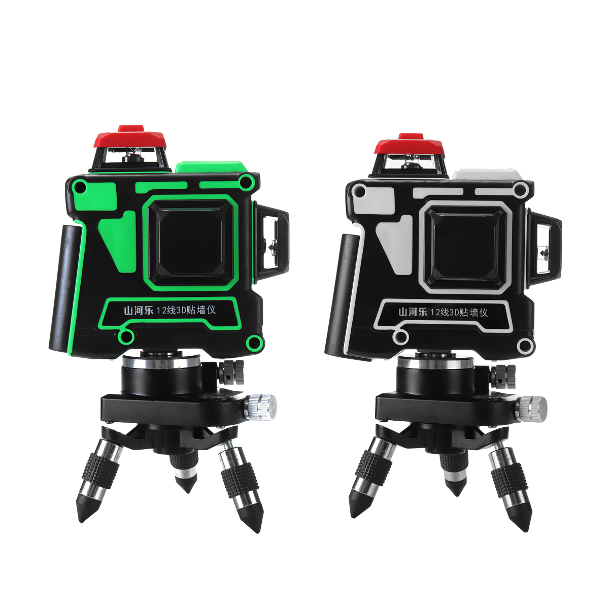 

12 Line Green/Blue Laser Level with 1/2 Battery 638nm/808nm 3D 360 Degree Rotation Auto Leveling Horizontal Vertical Laser Beam
