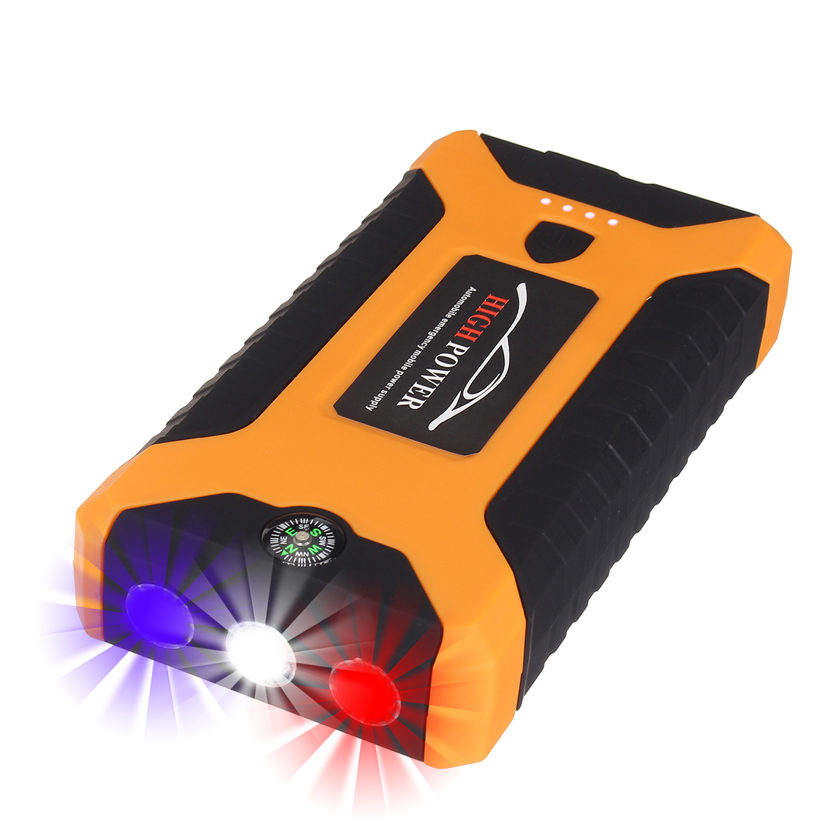 

Portable Car Jump Starter 10000mAh 600A Peak Powerbank Emergency Battery Booster Digital Charger with LED Flashlight USB