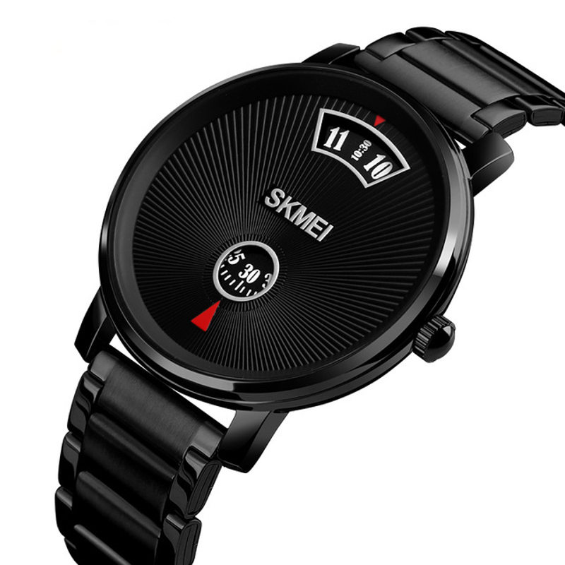 

SKMEI 1490 Модные мужские часы Водонепроницаемы Creative Dial Дисплей Кварцевые часы