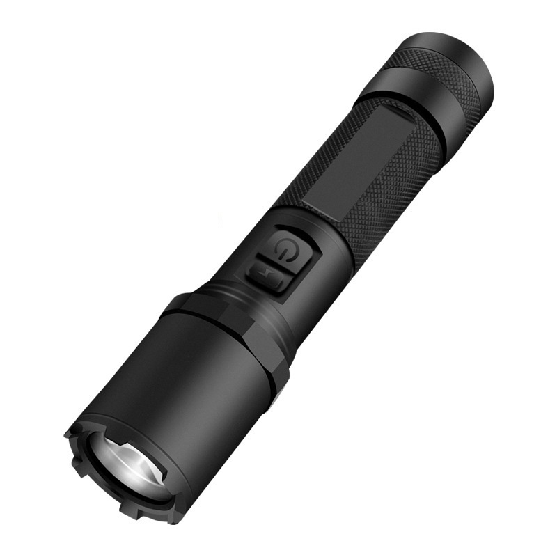 

XANES® 800 Lumens Flashlight 18650 Battery USB Rechargeable Zoomable IPX56 Waterproof 3 Modes Troch Light Camping Hunting