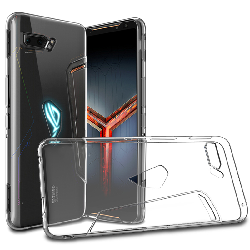 

Bakeey Transparent Shockproof Soft TPU Protective Case For ASUS ROG Phone 2