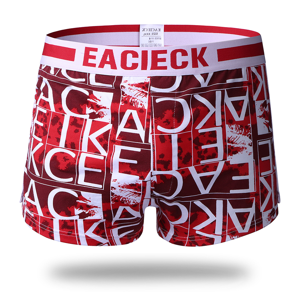 

Mens Cotton Breathable Stylish Character Printed U Convex Pouch Boxer Underwear