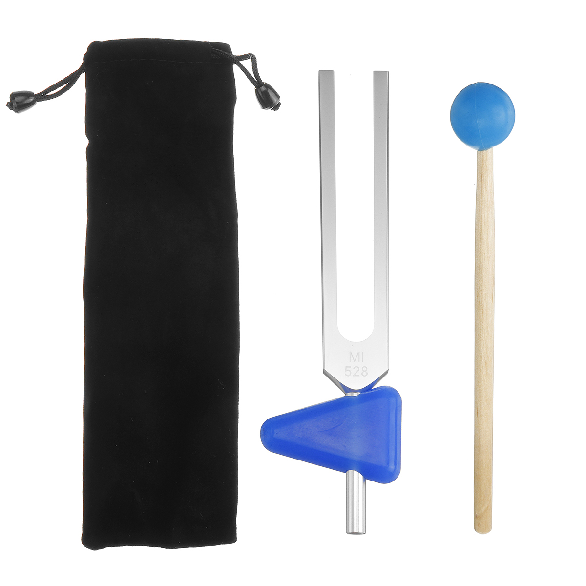 

Musical Instrument 528Hz Tuning Fork For Healing Meditation + Mallet + Gift Bag